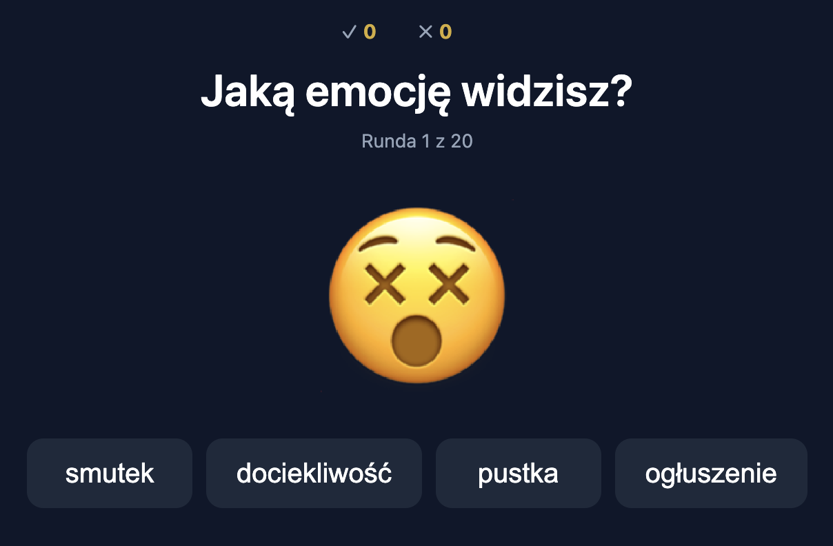 Emotion Game — zrzut ekranu